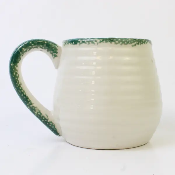 Alco Brand Apple Garden Patterned Multicolor Stoneware Ceramic Mug 3.75" Tall