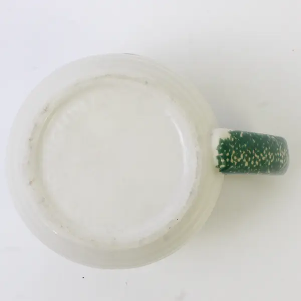 Alco Brand Apple Garden Patterned Multicolor Stoneware Ceramic Mug 3.75" Tall