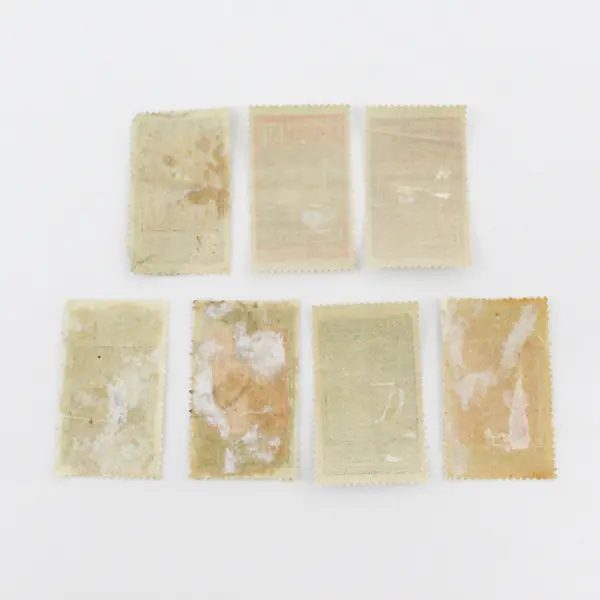 Lot Of 7 French Cameroon Rubber Harvest Stamps 1920s Mixed Used Mint Hinged