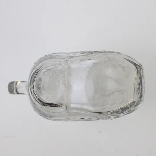 E. McLintocks Saloon & Dining House Printed Clear Glass Boot Beer Mug 6" Tall