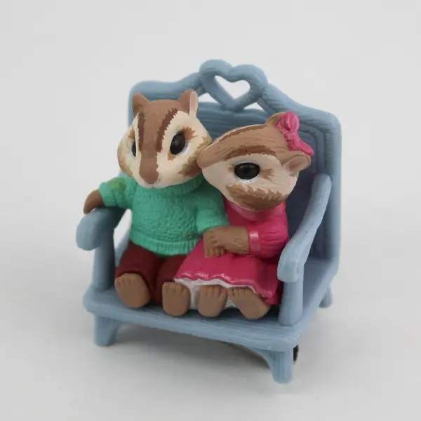 Hallmark Keepsake 1994 Mistletoe Surprise Squirrel Couple Ornament Used