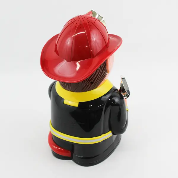 Funoise Plastic Fireman Talking Cookie Jar Works