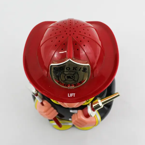 Funoise Plastic Fireman Talking Cookie Jar Works