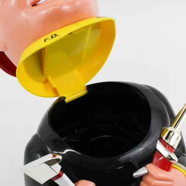 Funoise Plastic Fireman Talking Cookie Jar Works