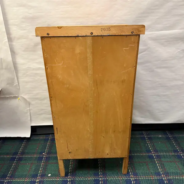 Vintage Light Wood 5 Drawer Dresser With Decals- Local Pickup Only