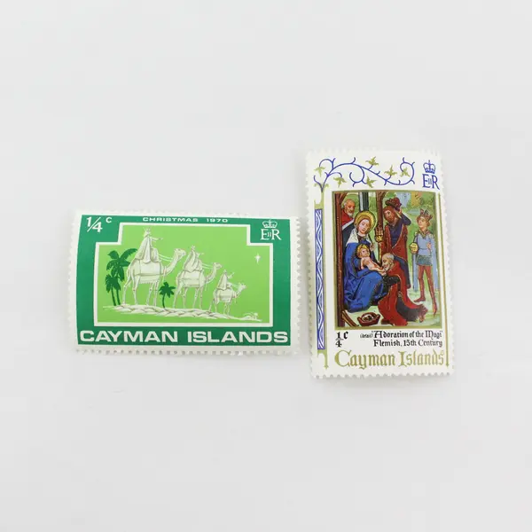 Lot Of 7 Cayman Islands Christmas Stamps MNH OG 1969 1970