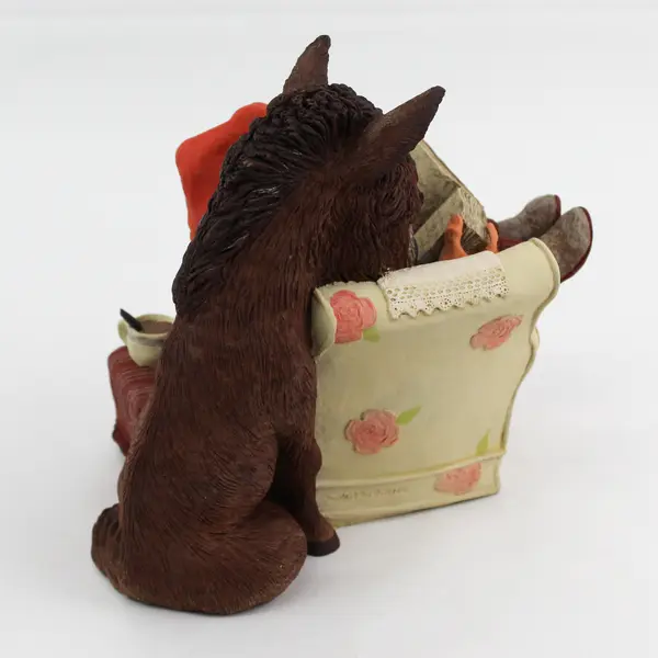 1994 Enesco Sandman Reading with Suzanne The Donkey Klaus Wickl 