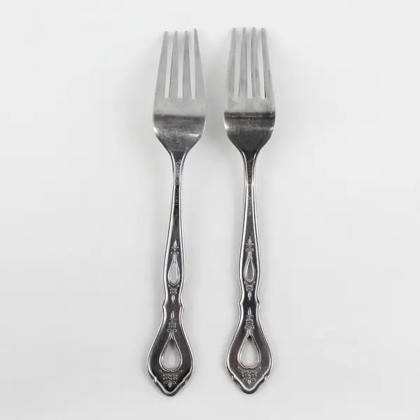 Stanley Roberts Autumn Ballad Pattern SS 2 Dinner Forks 7.5" Long Rare HTF 