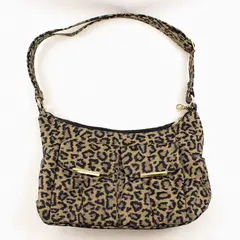 Travelon Women's Anti-Theft Adjustable Strap Hobo Leopard Print Bag