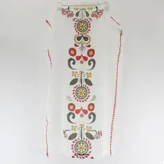 Vintage Floral Textile Fabric Panel 10x6.5in Sewing Quilting Craft