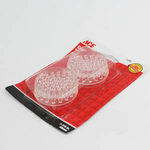 Ace 51256 Set of 4 Spiked Plastic Furniture Cups for 1-7/8 in Round Legs