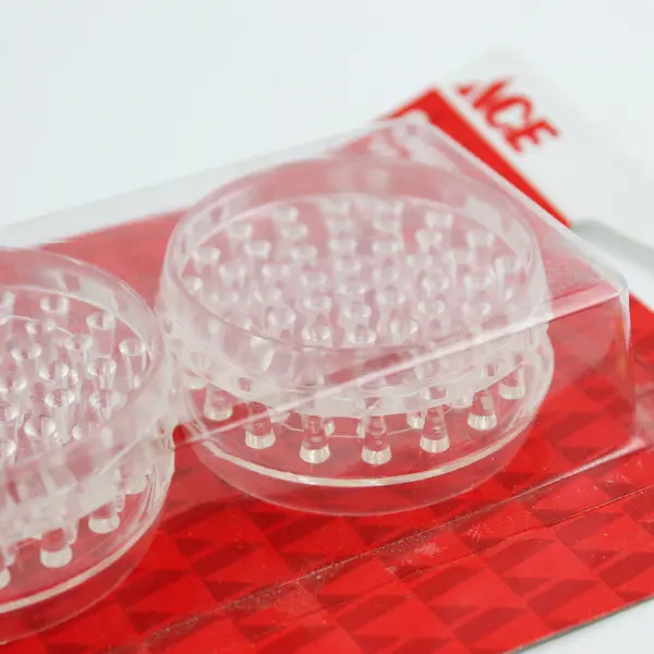 Ace 51256 Set of 4 Spiked Plastic Furniture Cups for 1-7/8 in Round Legs