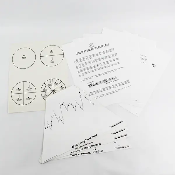 Music Maker Song Packet: Introduction to Music Vintage Sheet Music
