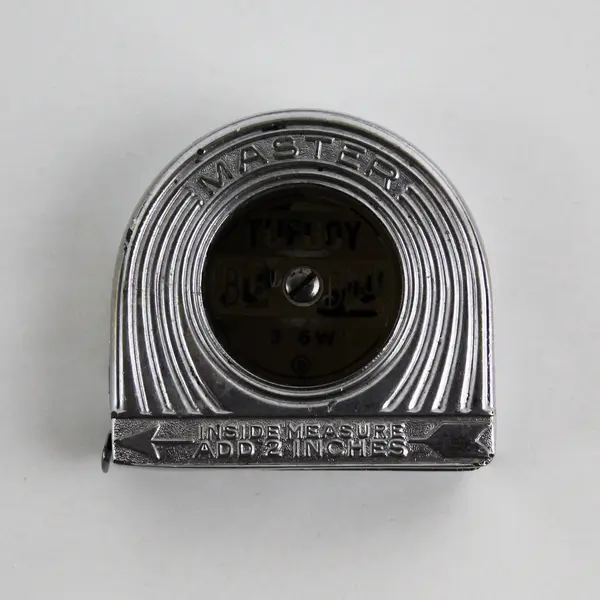 Vintage Master TUFBOY No. 306 Tape Measure Made in USA Compact Metal