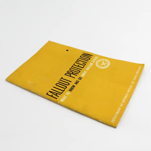 Fallout Protection 1961 Dept. of Defense Booklet - What to Know & Do