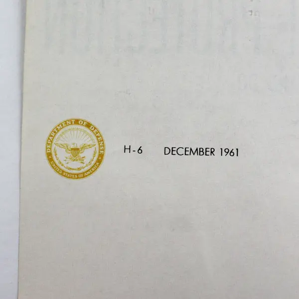 Fallout Protection 1961 Dept. of Defense Booklet - What to Know & Do