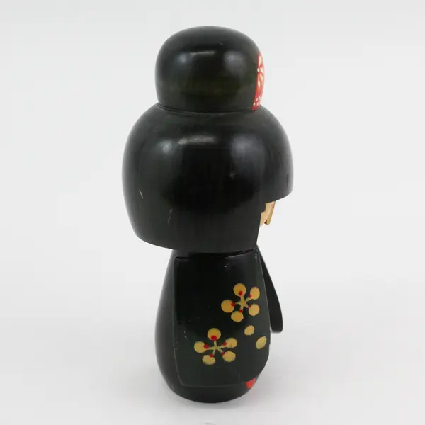 Japanese Hand Painted Wooden Geisha Kokeshi Doll 6"