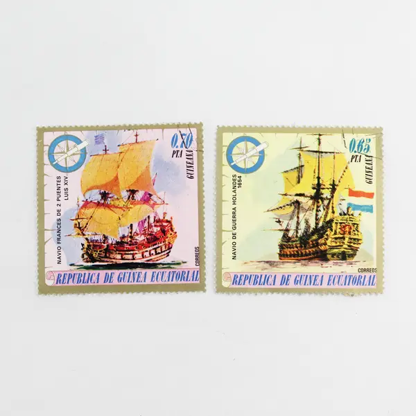 Lot Of 6 Equatorial Guinea Stamps Galleons MNH OG 1970s