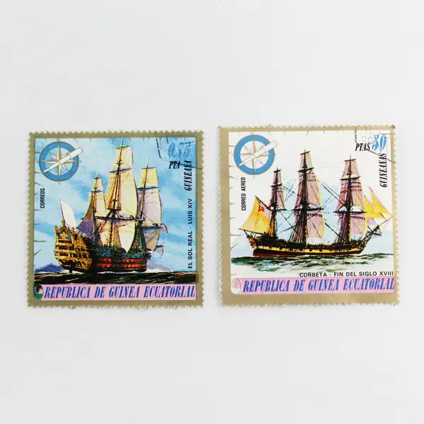 Lot Of 6 Equatorial Guinea Stamps Galleons MNH OG 1970s