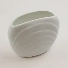 Vintage Jovan White Ceramic Vase - Collectible Decorative