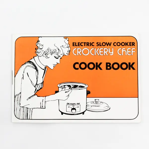 Electric Slow Cooker Crockery Chef Cook Book Vintage 70s Slow Cooker Recipes