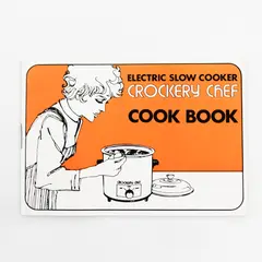 Electric Slow Cooker Crockery Chef Cook Book Vintage 70s Slow Cooker Recipes