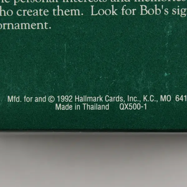 1992 Vintage Hallmark Keepsake Ornament Uncle Art's Ice Cream Mouse