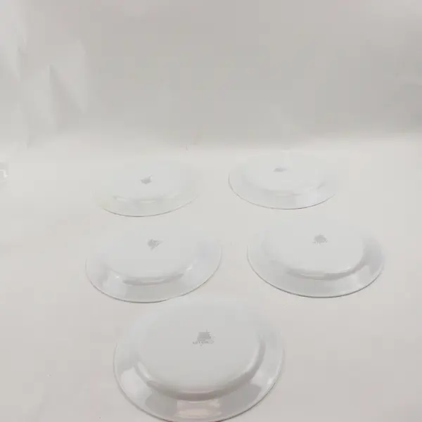 Corelle Summer Blush Pansy 7.25" Salad/Dessert Plates Set of 5