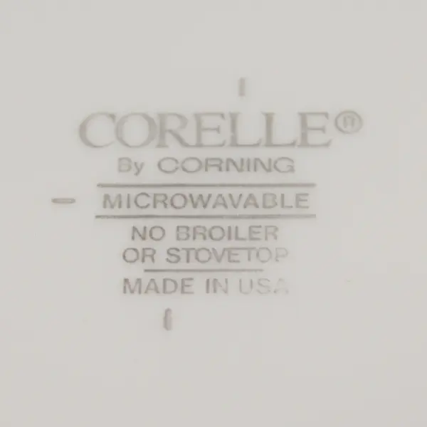 Corelle Summer Blush Pansy 7.25" Salad/Dessert Plates Set of 5