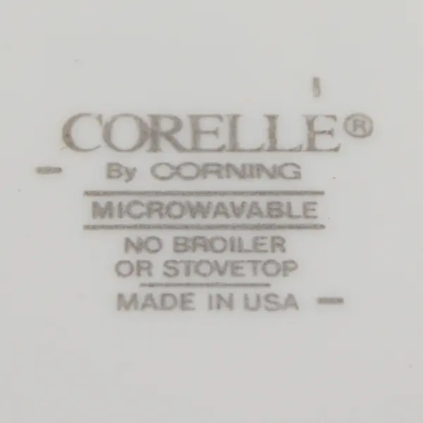 Set of 3 Corelle Callaway Ivy 7.25" Salad/Bread/Dessert Plates Green Rim