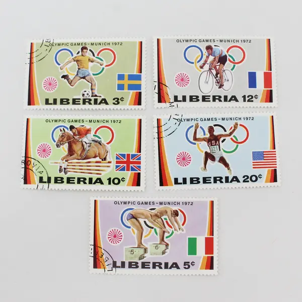 Lot Of 10 Africa Mixed Stamps Liberia Cameroon Angola Very Good Condition