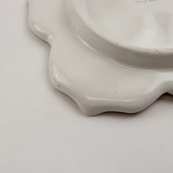 Teleflora 6in Pink Hibiscus Saucer Plate Floral Dish Gift