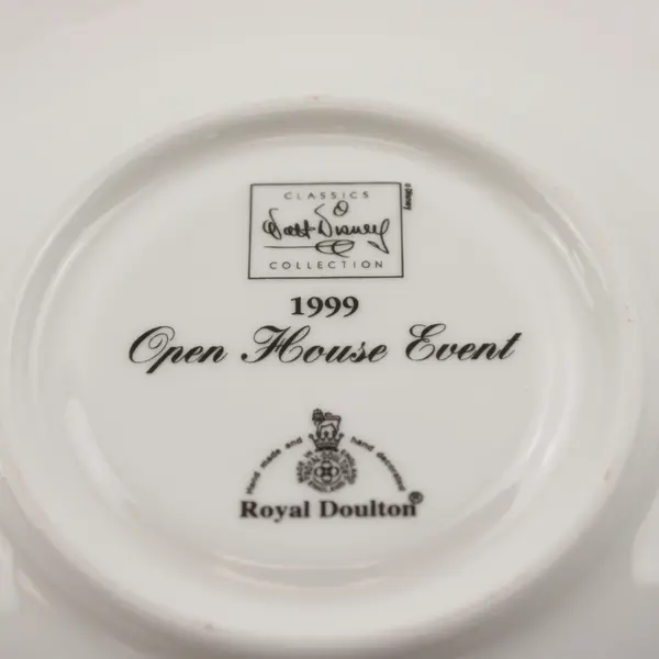 1999 Open House Event Key Saucer Disneyana Collectible