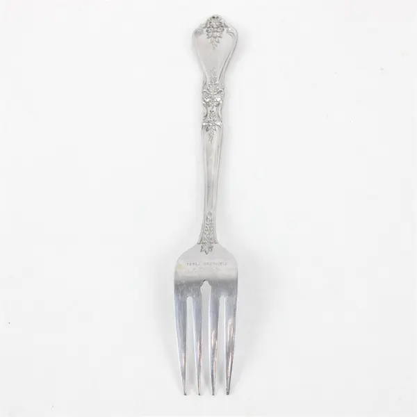 Stanley Roberts (Rogers Co) Kings Berry Pattern SS Salad Fork 7" Long Good