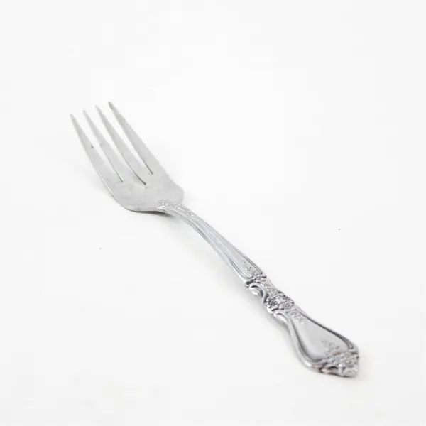 Stanley Roberts (Rogers Co) Kings Berry Pattern SS Salad Fork 7" Long Good