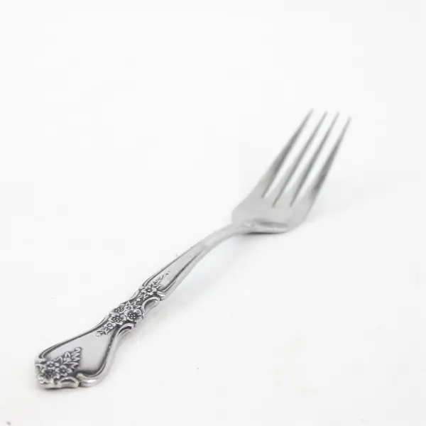 5 Stanley Roberts (Rogers Co) Kings Berry Pattern SS Dinner Forks 7.5" Rare HTF