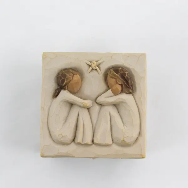 2003 Demdaco Willow Tree Friendship Trinket Box by Sue Lordi