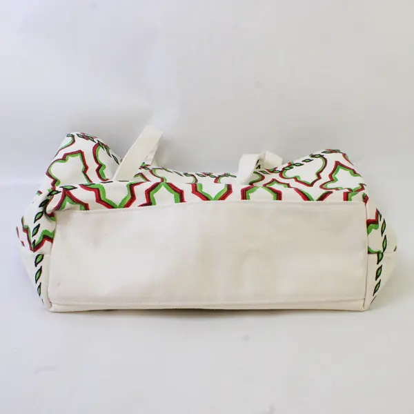 Brighton Love & Joy Large Cotton Blend Canvas Reusable Tote Bag