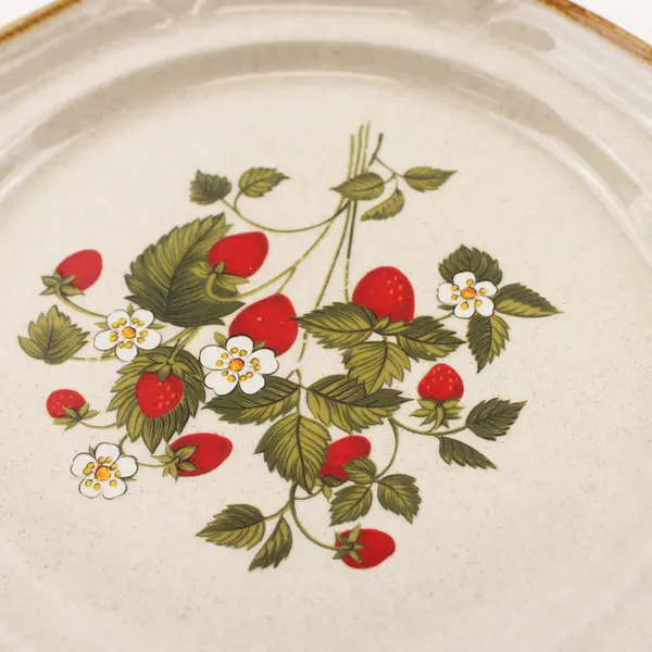 Set of 2 International China Co Strawberry Festival Salad Plates 7.5"