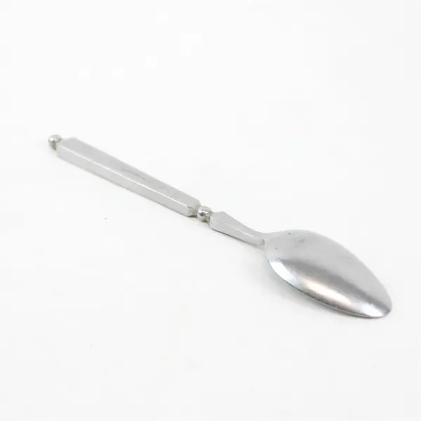 Lot of 2 Stanley Roberts Liberte Pattern Stainless Teaspoons 6.75" Long Good