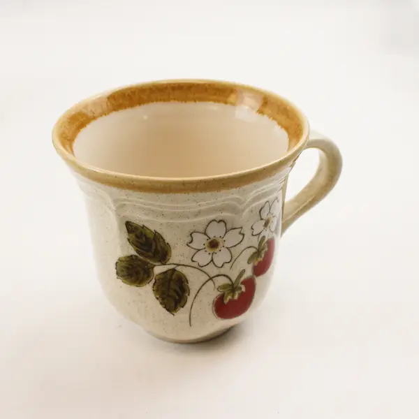 Mikasa Strawberry Festival Vintage Cup & Saucer Sets (2)