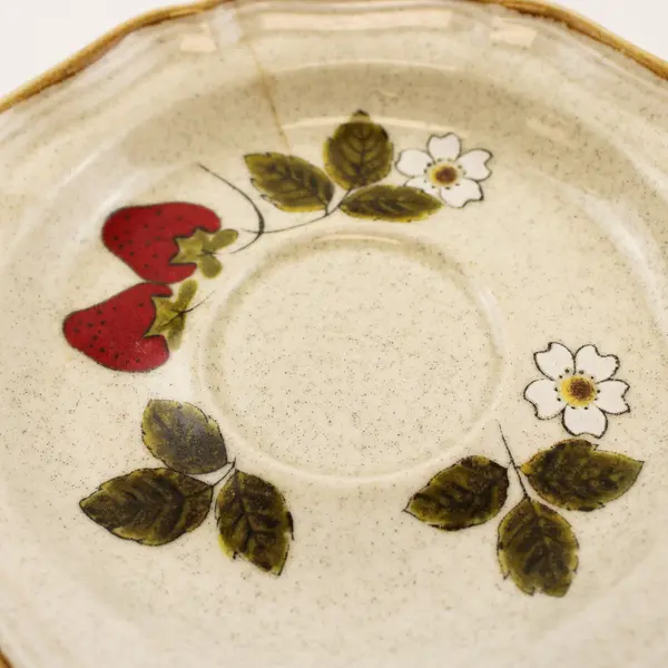 Mikasa Strawberry Festival Vintage Cup & Saucer Sets (2)