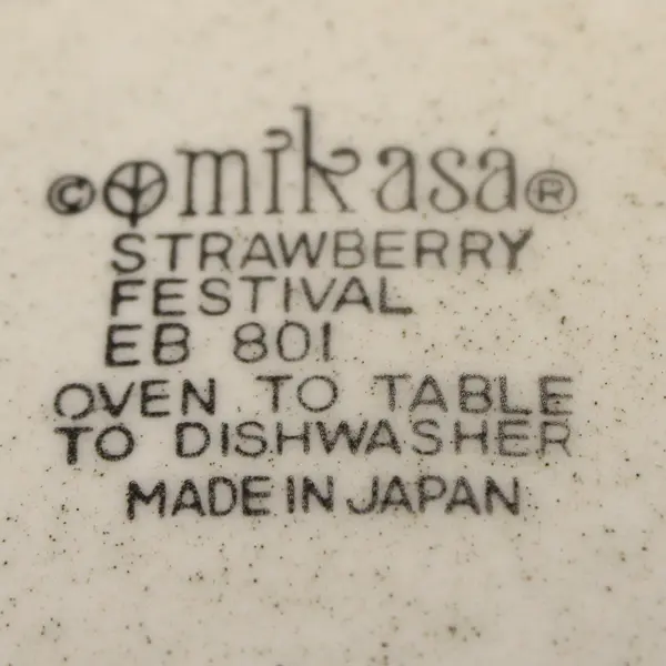 Mikasa Strawberry Festival Vintage Cup & Saucer Sets (2)