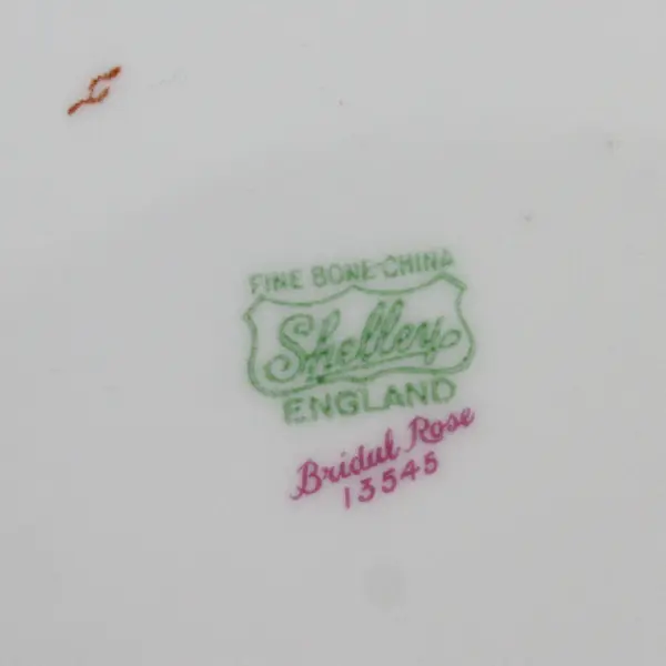 Shelley Bridal Rose Bone China Salad Plate