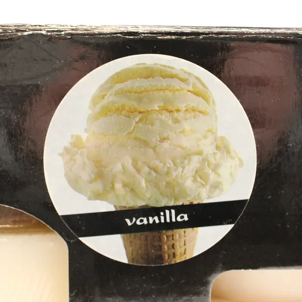 Lot Of 4 Candle-Lite White Vanilla Scented Candles ( 20 Oz Jar And 3 Pillars)