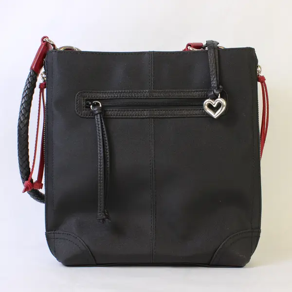Brighton Metro Chic Petite Cross Body Black, White, and Red