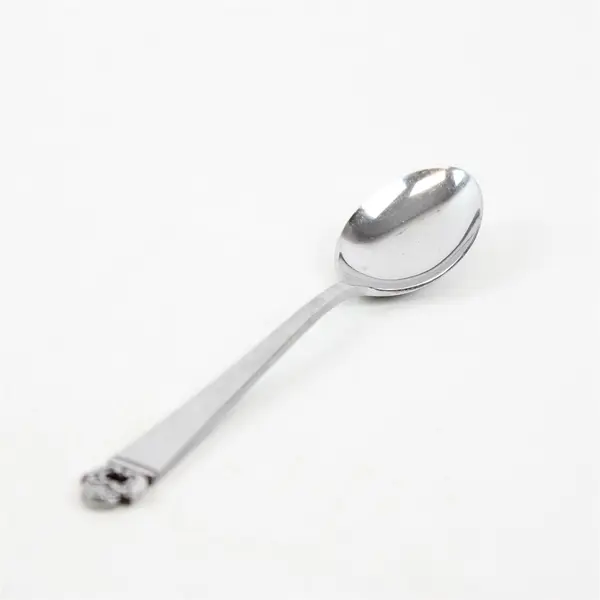 Lot of 6 Stanley Roberts Danish Rose Pattern SS Teaspoons 6.25" Long Rare Piece 