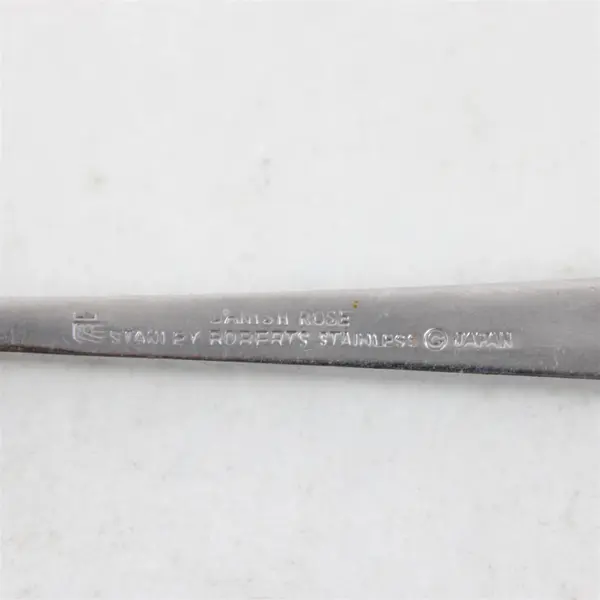 Lot of 6 Stanley Roberts Danish Rose Pattern SS Teaspoons 6.25" Long Rare Piece 