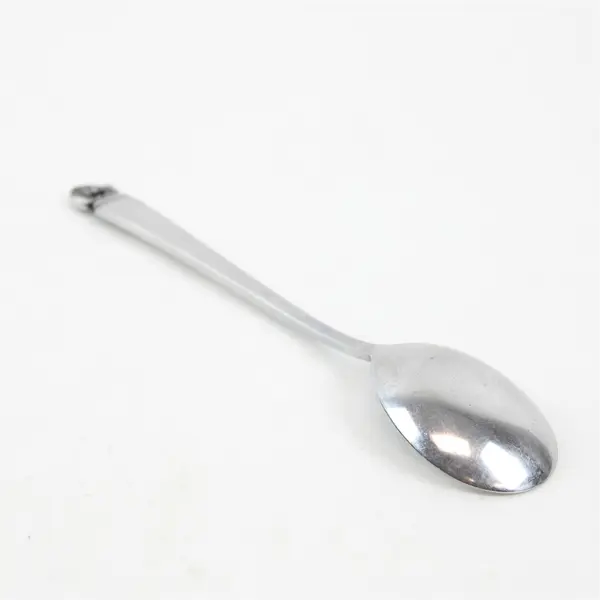 Lot of 2 Stanley Roberts Danish Rose Pattern SS Sugar Spoons 6" Rare Piece 