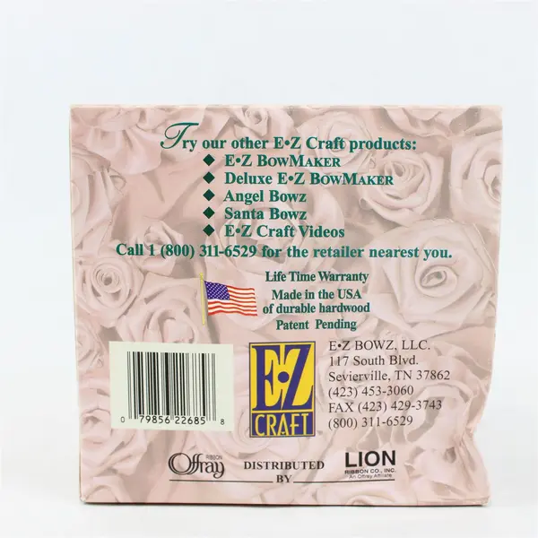 Offray E-Z Ribbon Rose & Flower Maker As Seen On TV Made in USA
